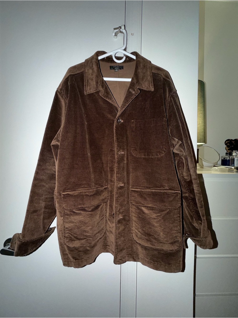 Banana Republic Brown Corduroy Lightweight Shirt Jacket